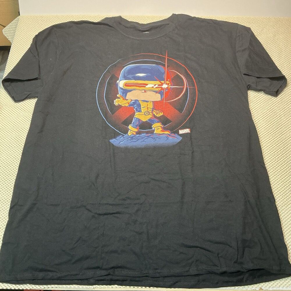 Funko Pop Tees Marvel Wolverine T-Shirt Men’s 2XL Black Graphic 100% Cotton